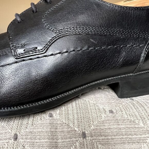 Lloyd Of Germany‎ Oker Black Leather Lace Up Dress Shoes Men’s 9 F Business Work main image 8